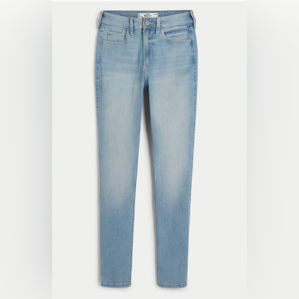 NWOT Hollister Curvy High-Rise Super Skinny Light Blue Jeans Size 25